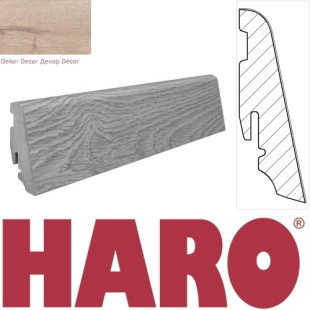 HARO Skirting Board for Laminate 19x58 French Oak