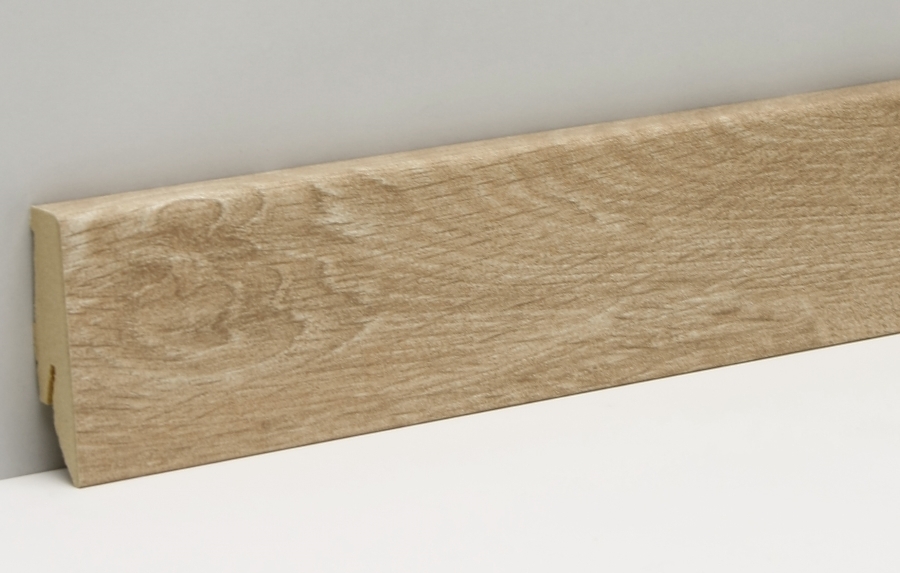 Classen CLIP Sockelleiste Eiche hell foliert 2400x19x58