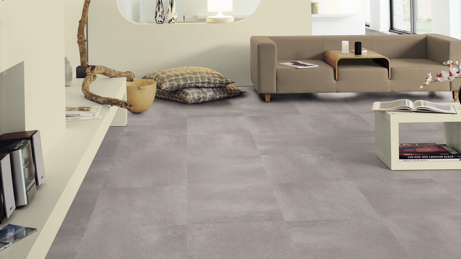 Tarkett Vinylboden Starfloor Ceramic Grey Venezia Fliese