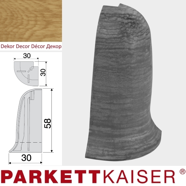 Brebo Aussenecke QUE Eiche California main product photo