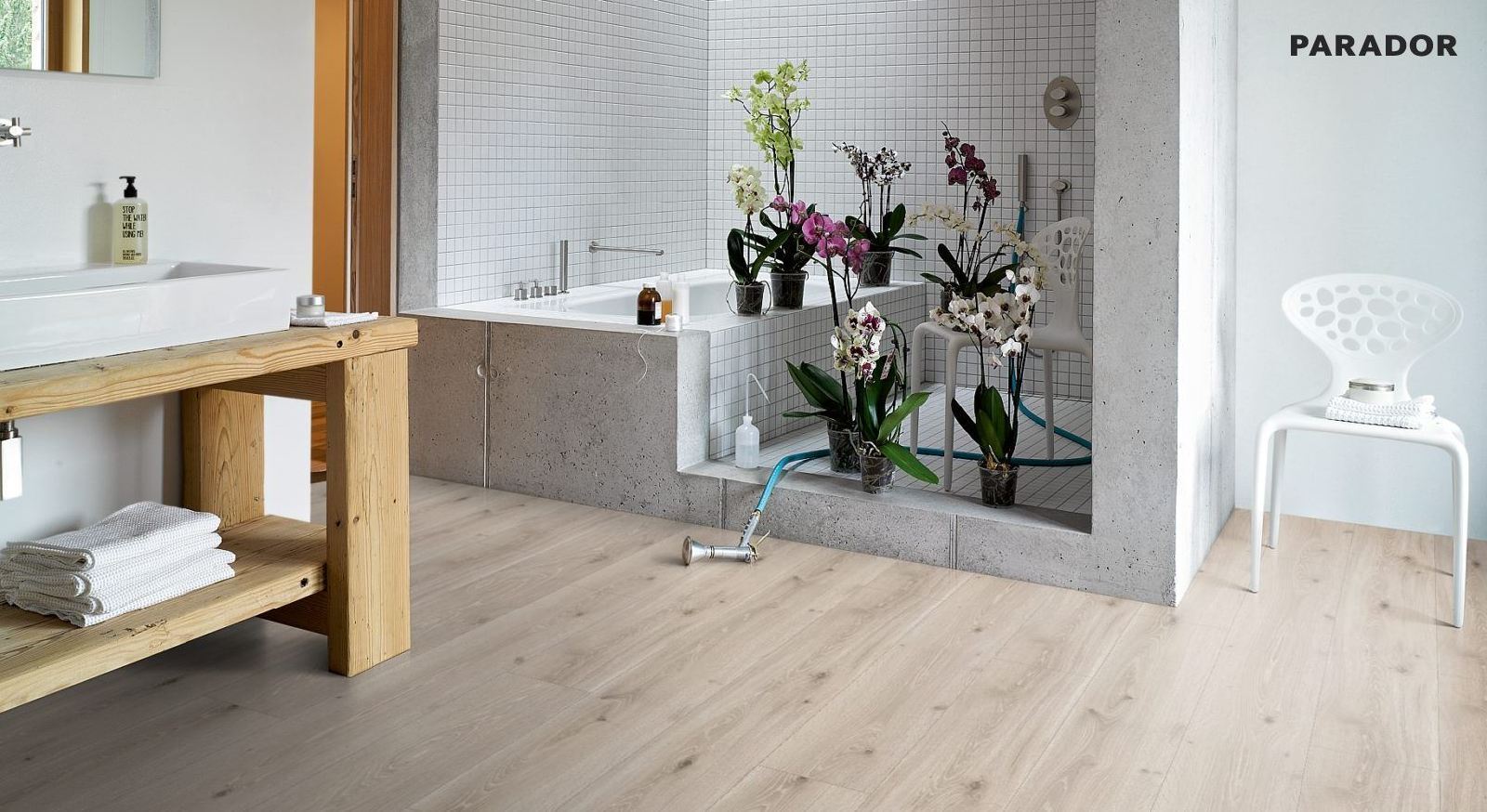 Parador Laminat Trendtime 6 Eiche Castell Weiß Lasiert Schlossdiele 4V