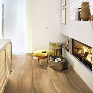 Wineo Purline Bioboden 1000 Wood XXL Multi-Layer Canyon Oak Plancher maison de campagne 1 frise 4V