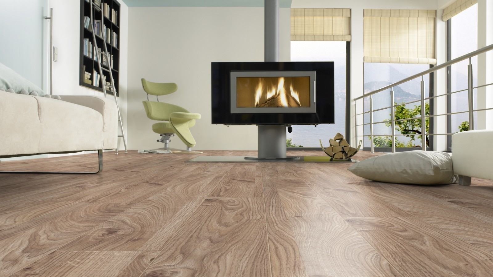 Laminat Wide Everest Oak beige D3081 1-Stab Landhausdiele 4V Breite 188mm