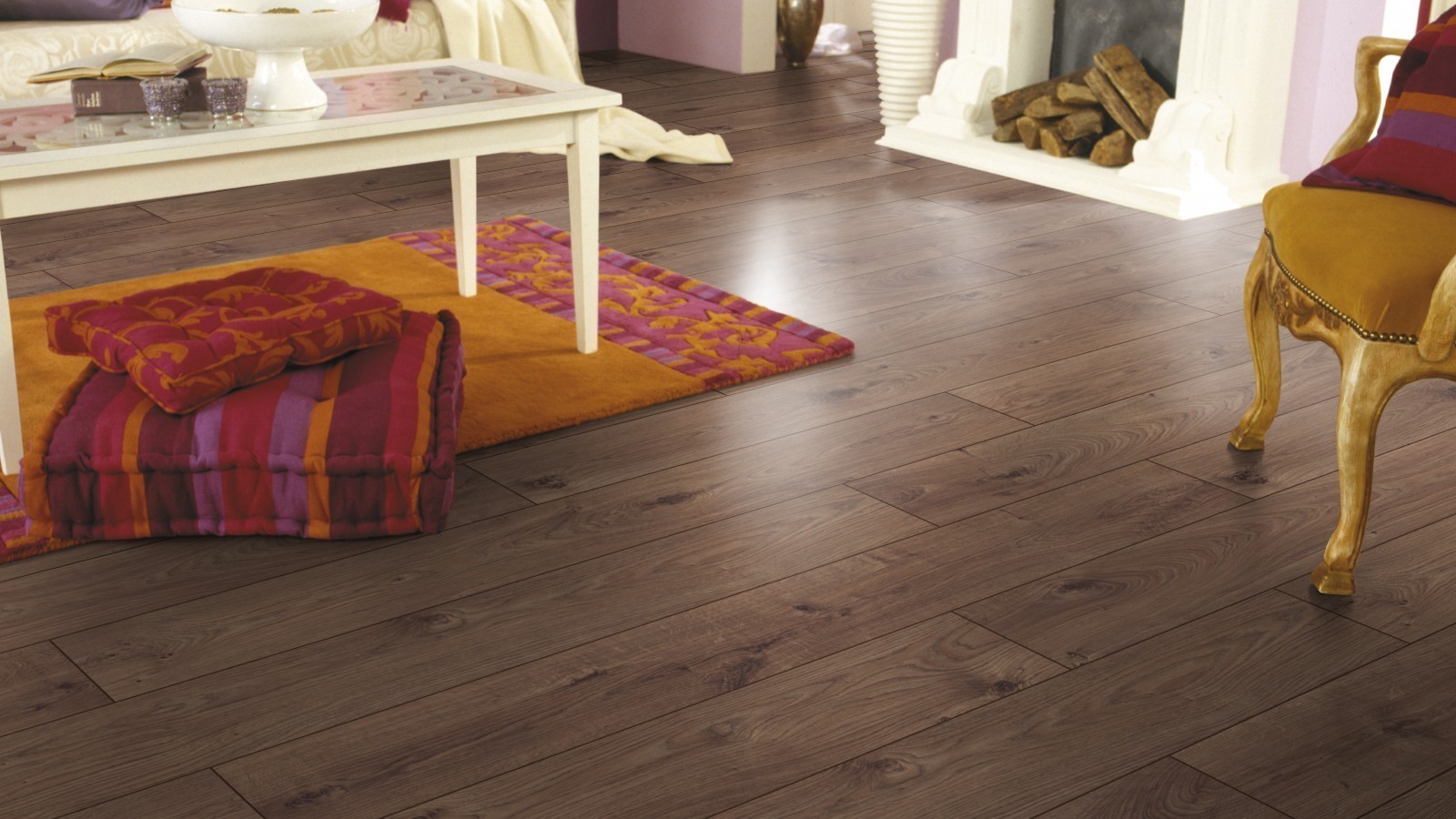 Laminado Durable Atlas Roble Café D3591 1 Lama 4V ancho 188mm