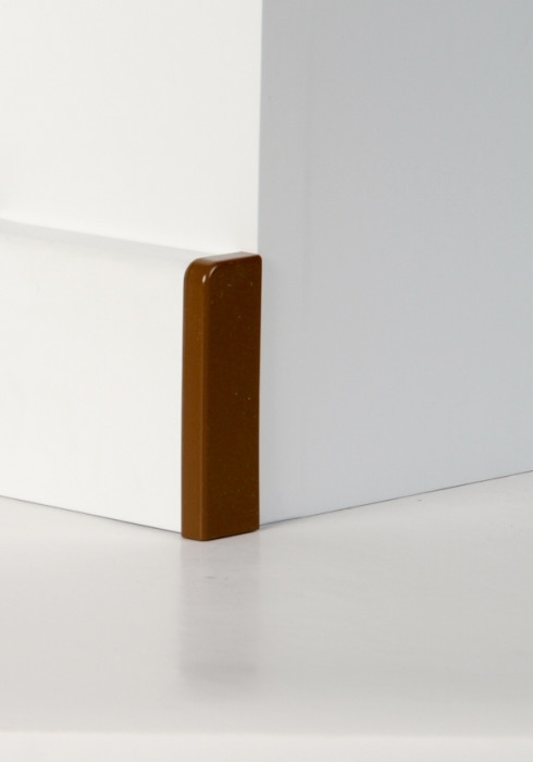 Classen End caps for Fuxx Skirting boards 18x65 Red brown foiled main product photo