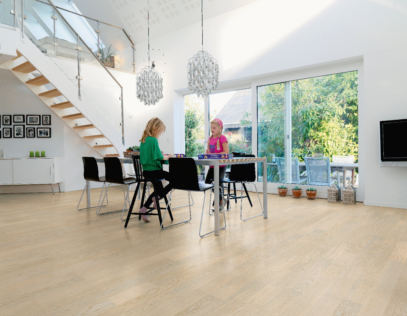 Tarkett Parkett Shade Natur Eiche Cotton white 2-Stab