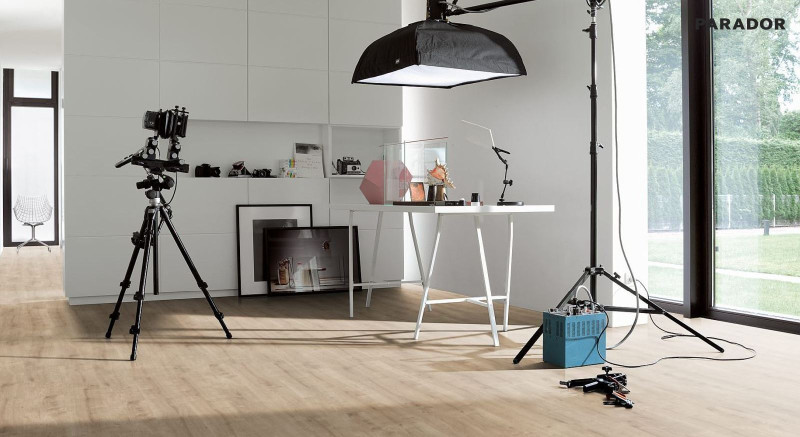 Parador Laminate Basic 400 Oak sanded 1-strip main product photo