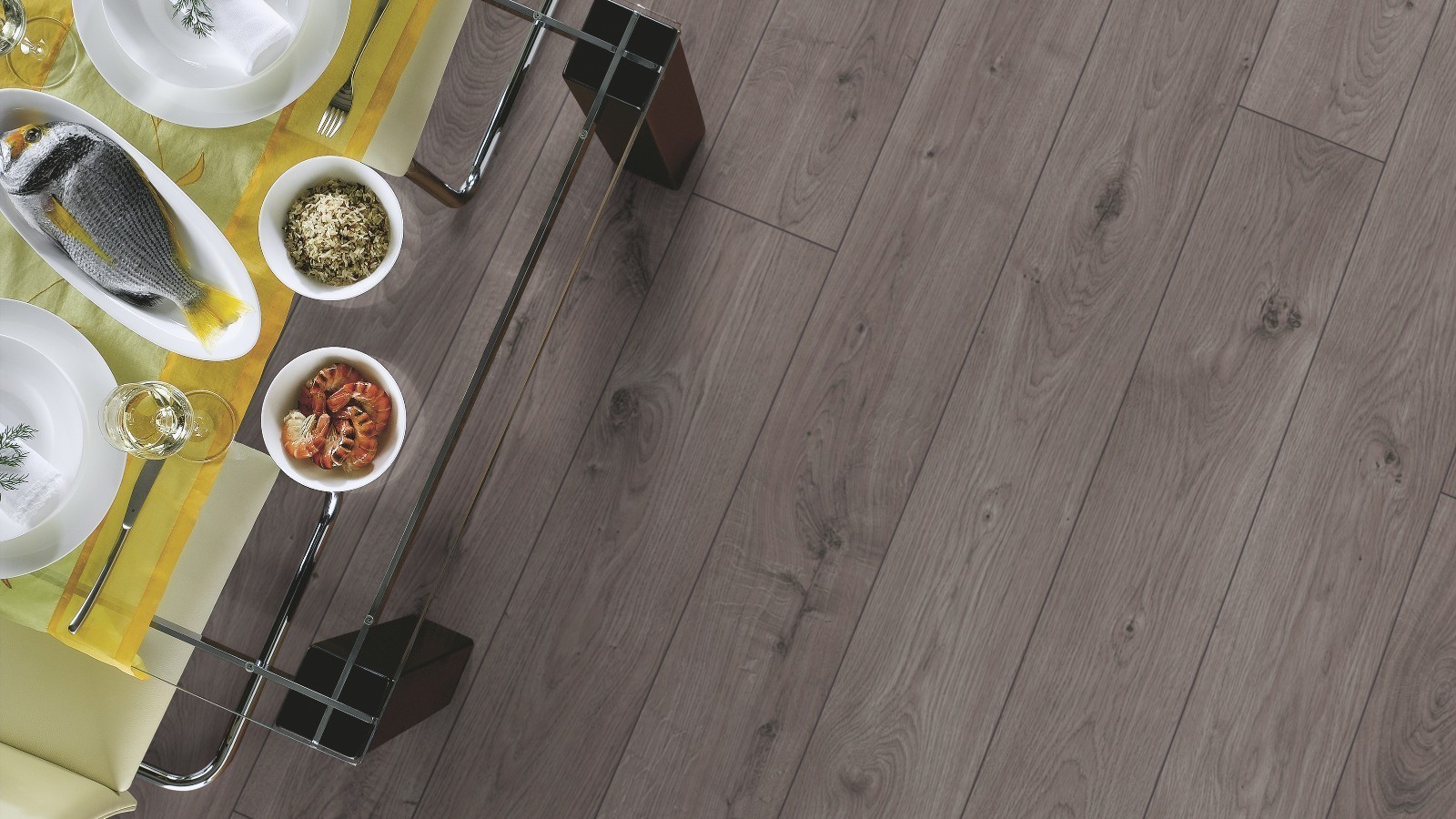 Laminado ancho Roble Everest gris D3178 1 Lama 4V ancho 188mm