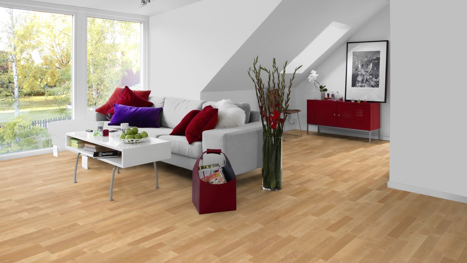 Tarkett Parkett Pure Natur Birke 3-Stab-Schiffsboden