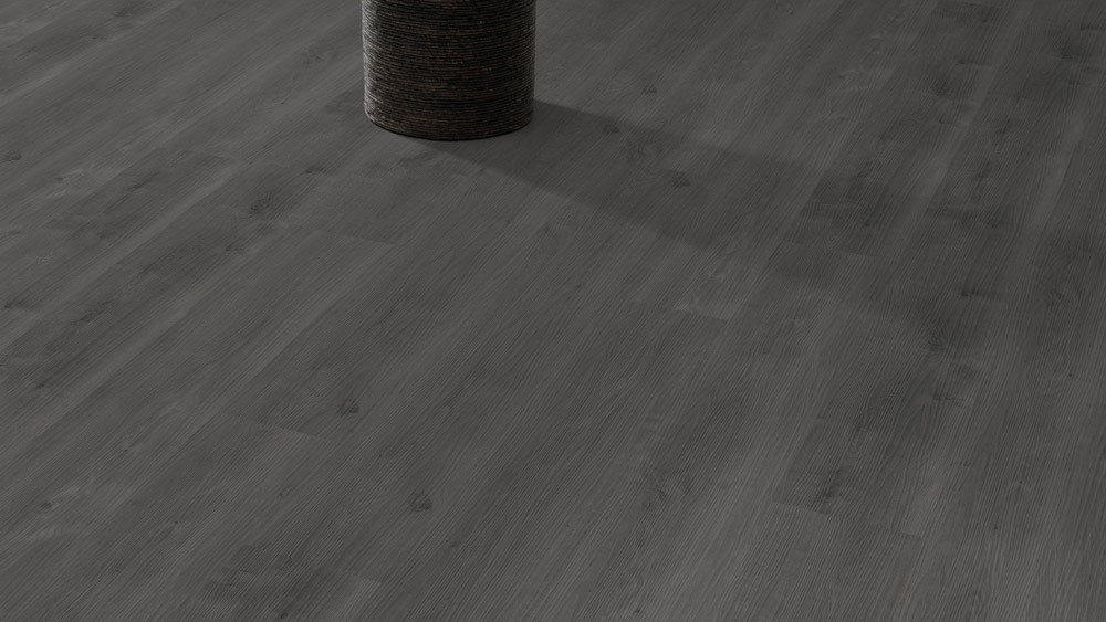 Skaben Klick Vinylboden massiv Life Click 30 Flusseiche Dunkelgrau 1-Stab Landhausdiele zum klicken