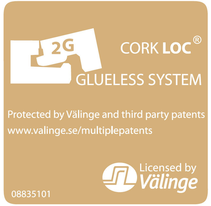 Wicanders Suelo de corcho Corkcomfort Linea Champagne WPS 1 lama