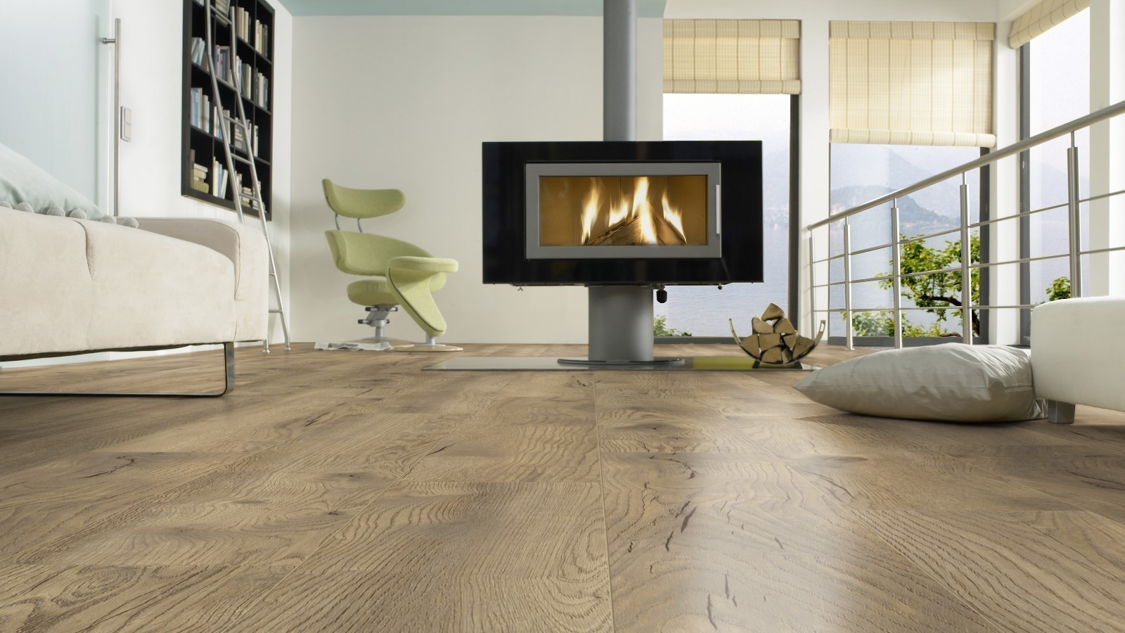 Suelo laminado Select Plus Pettersson Oak Natur D4764 1-Tablilla 4V ancho 244mm