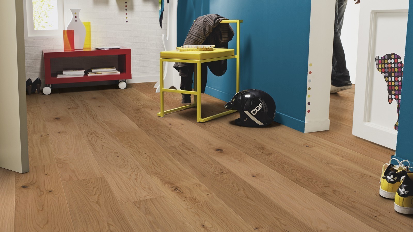 Tarkett Parquet Pure Rustic Chêne 1 frise XL M2V Proteco Huile Hardwax, brossé