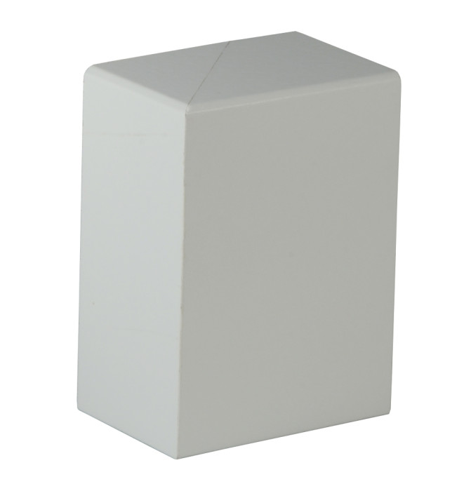 Brebo End pieces for pipe cover strip White 41x91 mm main product photo