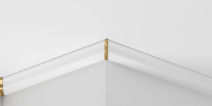 Parador Angle extérieur pour moulure de finition de plafond DAL 1 pour lambris décoratif aspect doré