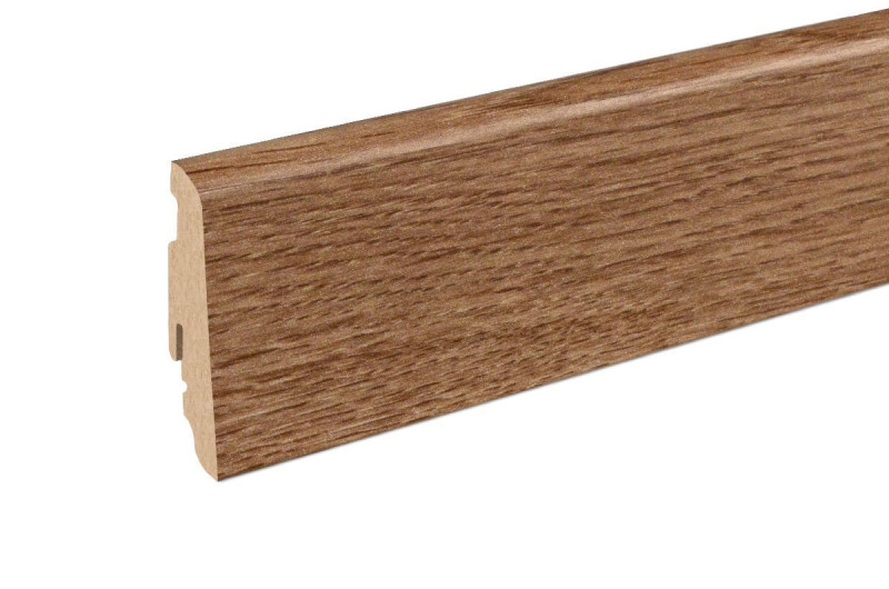 Passende Sockelleiste 6 cm hoch Eiche braun FOEI464 240 cm main product photo