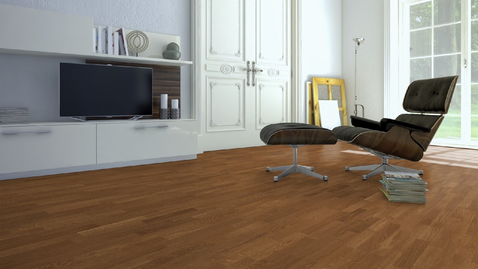 Tarkett Parkett Shade Natur Eiche Praline 3-Stab-Schiffsboden