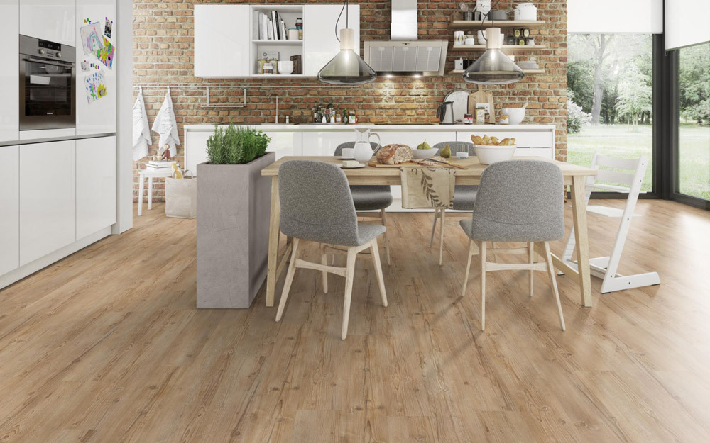 Egger Home Designboden Design+ Pinie rustikal braun 1-Stab Landhausdiele 4V