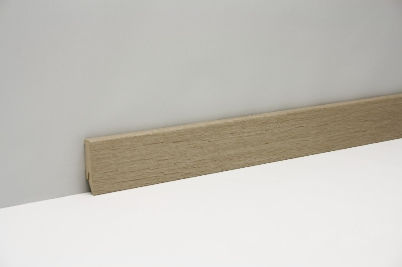 Classen CLIP Skirting board 19x58 Ivory oak foiled 240 cm main product photo
