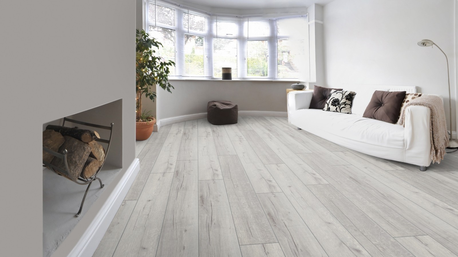 Laminat Durable Riop Oak weiss D3181 1-Stab Landhausdiele 4V Breite 188mm