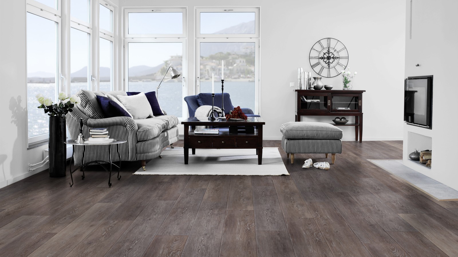 Tarkett Vinyl flooring Starfloor Click 30 Brown Cerused Oak Plank M4V