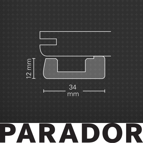Parador Covering Moulding DAL 3 Estructura blanco