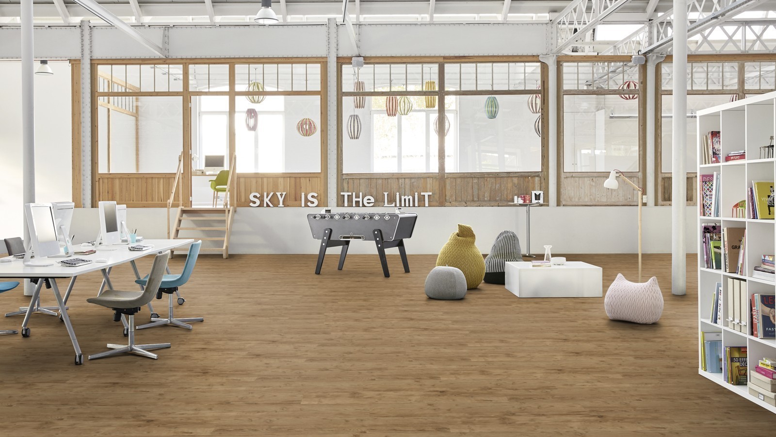 Tarkett Sol design iD Inspiration Loose-Lay Natural Christmas Pine Lame