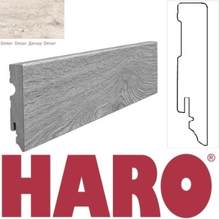 HARO Skirting for laminate 15x80 oak jura white