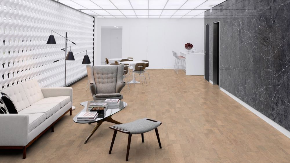 Wicanders Korkboden corcho Esencia Identidad Champagne Fliese