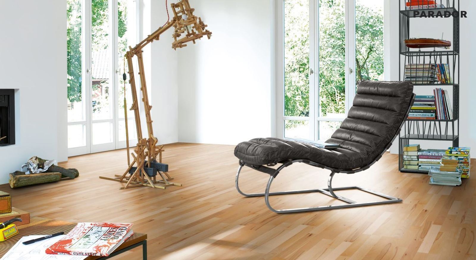 Parador Parkett Basic 11-5 Rustikal Buche 3-Stab Schiffsboden