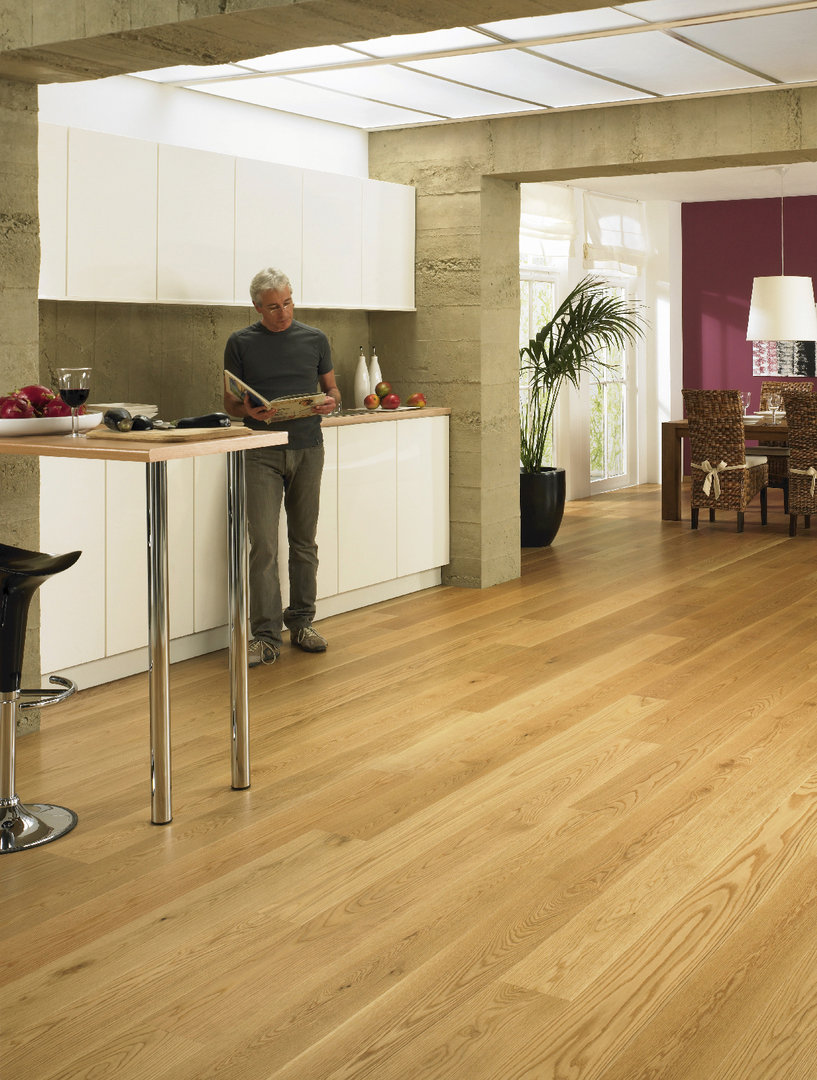 Tarkett Parquet Pure Oak Nature Proteco Natura 1-strip M2V 2000 x 13 mm