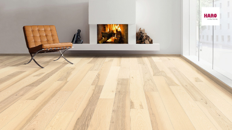 HARO Parquet 3500 Ash Light White Universal 1-strip 2V main product photo