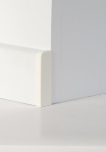 Classen end cap for Fuxx tile strip White foiled 18x65