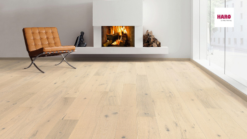 HARO Parquet 4000 Oak Sand White Sauvage 2V - Main Image