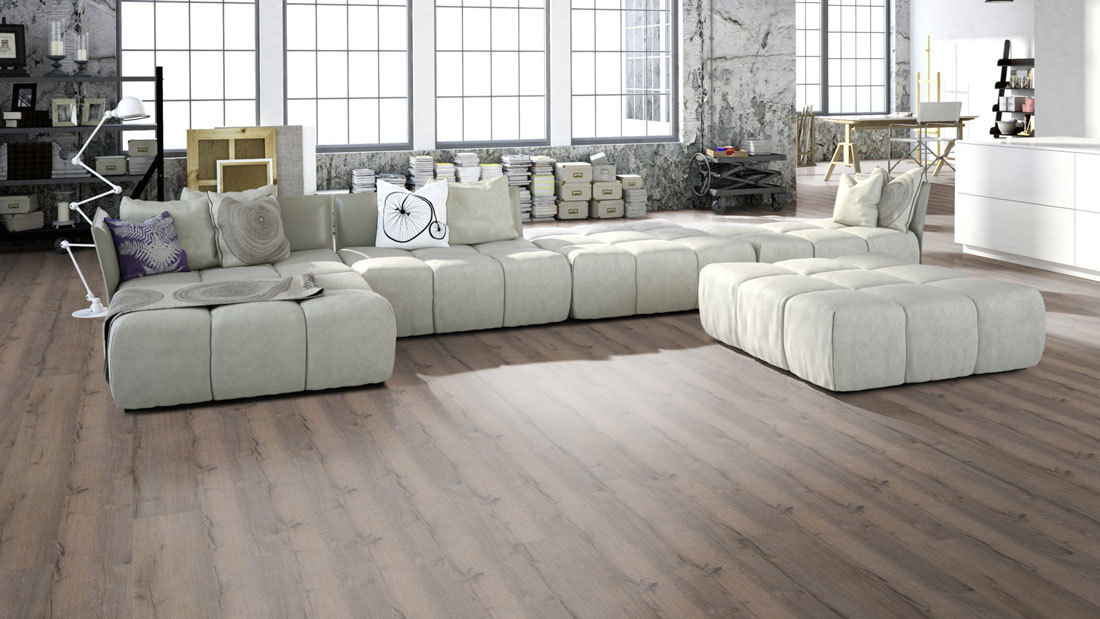 Meister Designboden Premium DD 300 S Catega Flex Altholzeiche lehmgrau 6941 Landhausdiele M4V