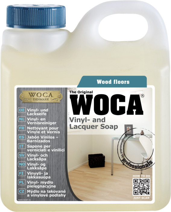 WOCA Master Cleaner vinyl cleaner laminate cleaner and lacquer soap nature 1 l main product photo