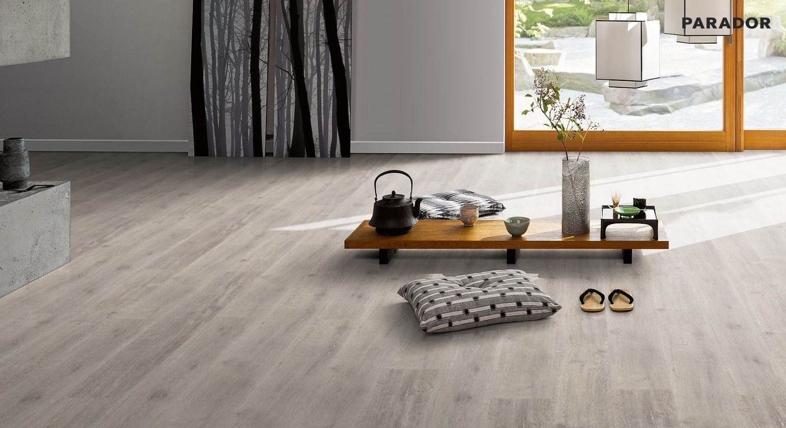 Parador Laminat Classic 1050 Eiche Graphitweiß Landhausdiele 4V