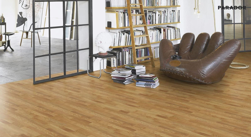 Parador Parquet Basic 11-5 Natur Oak Matt lacquer 3-strip main product photo