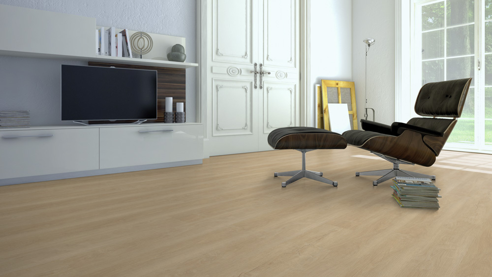 Vinylboden Aktionsware Eiche hell 1-Stab Landhausdiele M4V zum klicken