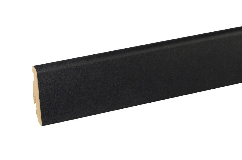 Rodapié a juego de 6 cm de altura de hormigón negro FOFA477 240 cm main product photo
