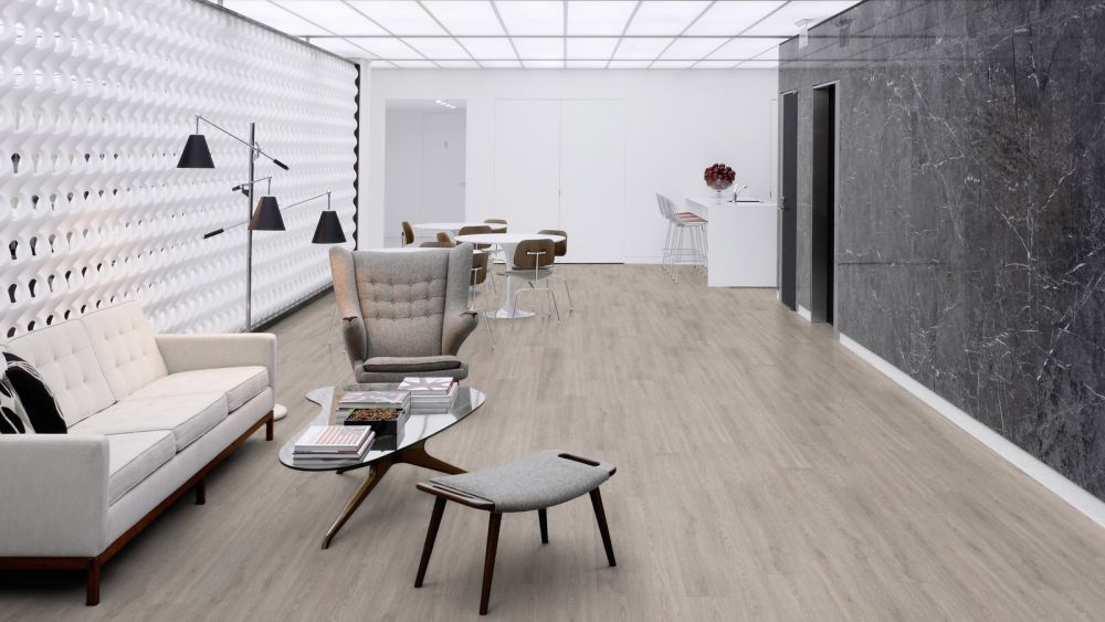 Wicanders Korkboden Hydrocork Limed Grey Oak register geprägt 1-Stab Landhausdiele M4V