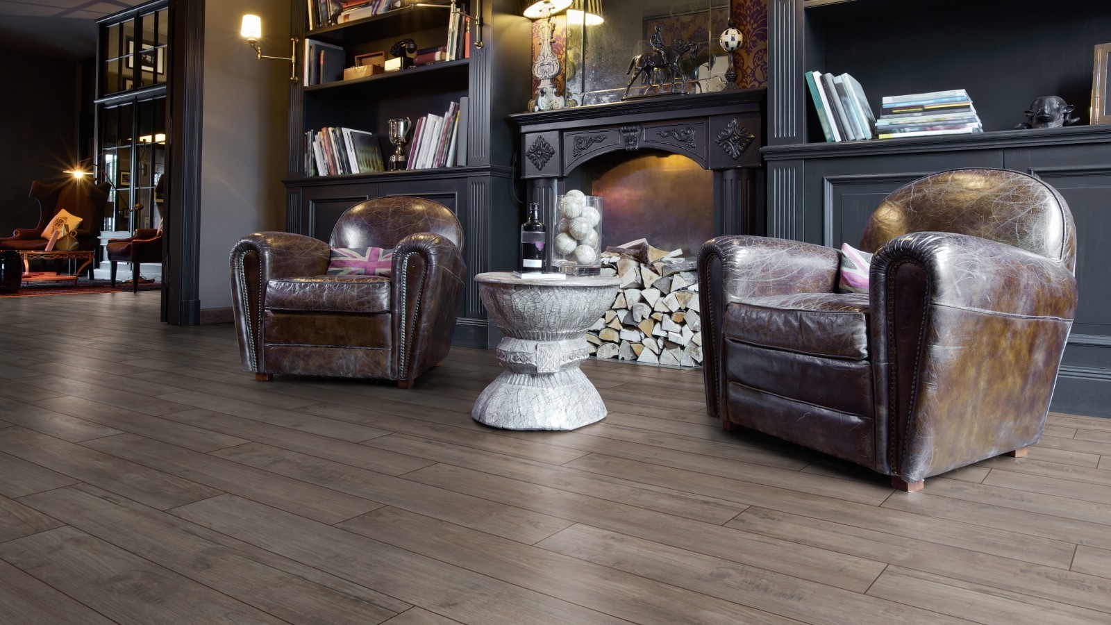 Stratifié Select Teck Nostalgique Argent D3242 1 frise 4V Largeur 193mm