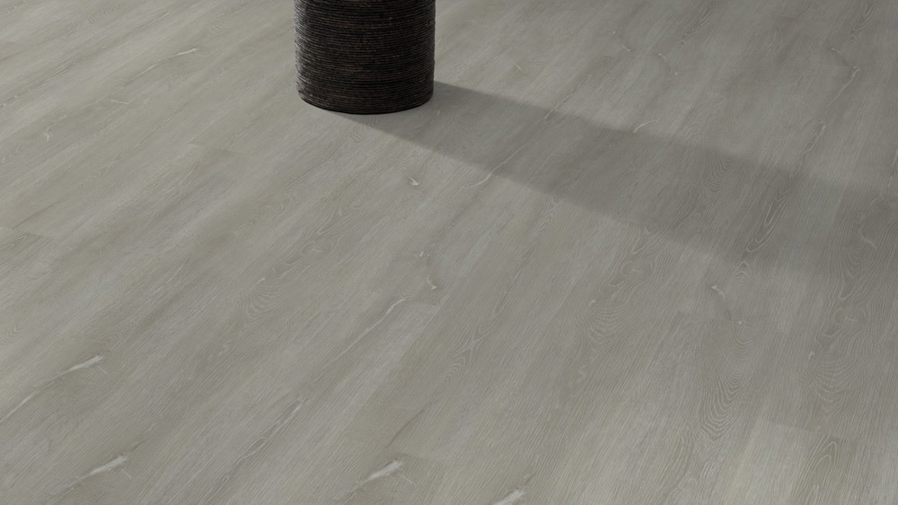 Skaben Klebe Vinylboden massiv Life 30 Scharlach Eiche Grau 1-Stab Landhausdiele zum kleben