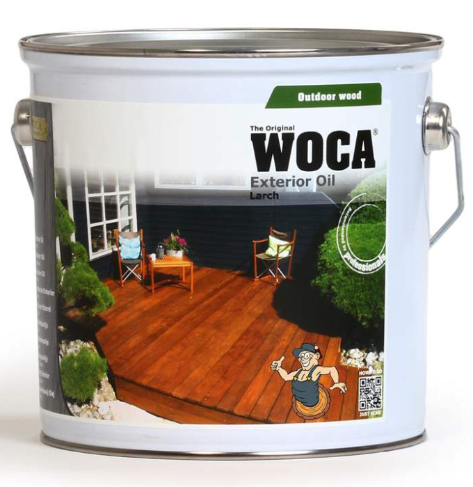 WOCA Aceite Exterior de Alerce para la protección de las tablas de la tarima de madera 2,5 L main product photo