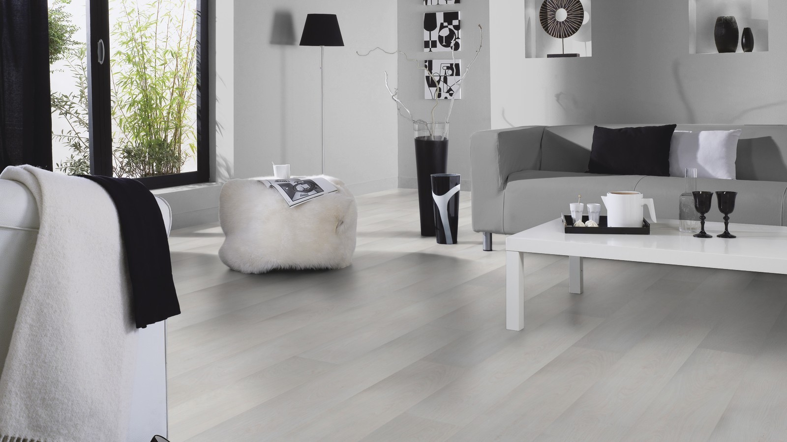 Tarkett Laminate Lamin'Art 832 White Buzz Allover
