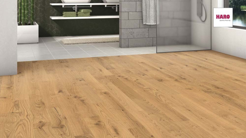 HARO Parquet 4000 Oak Sauvage naturaDur Strip Prestige main product photo