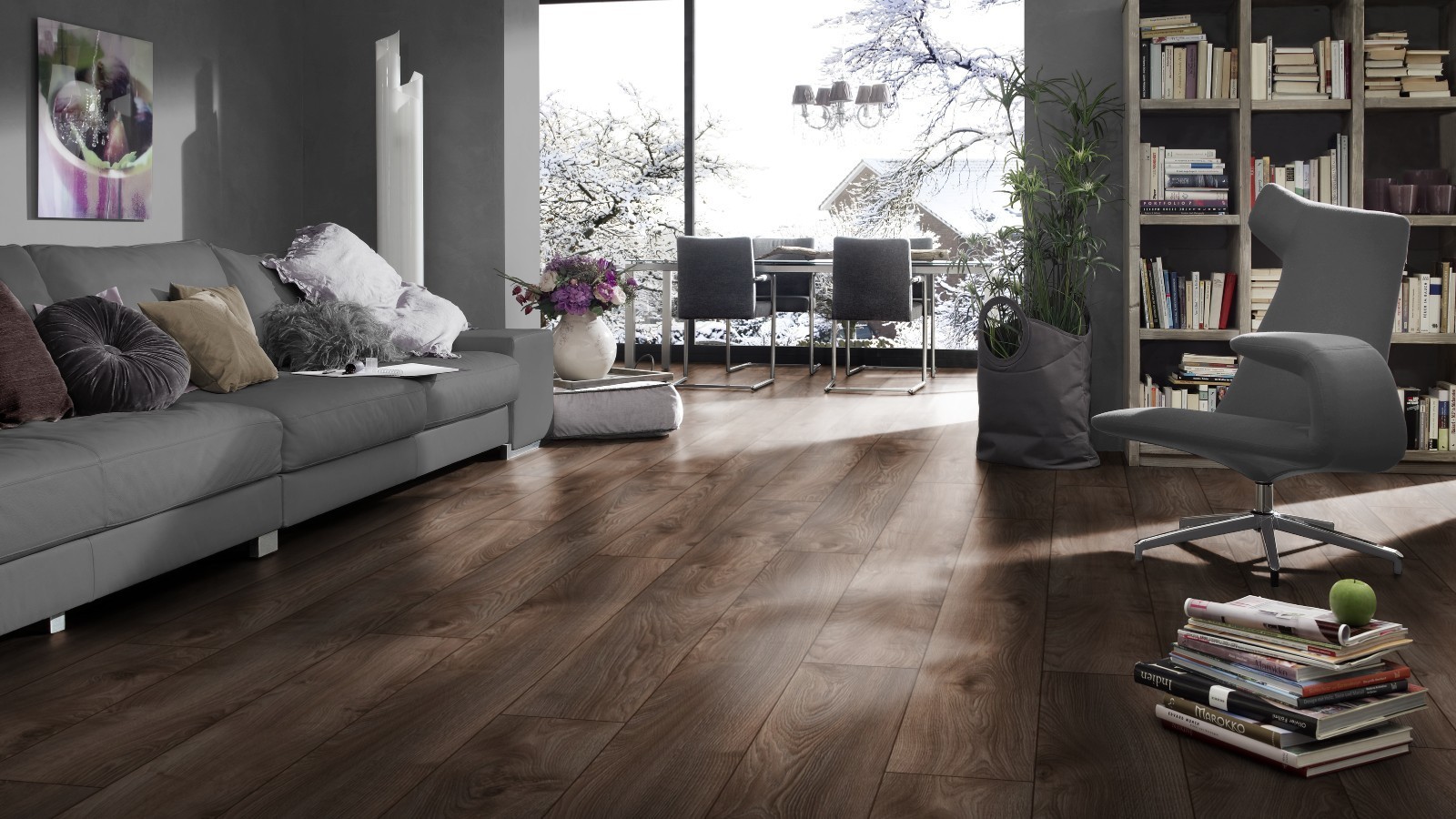 Laminate Wide Macro Oak Brown D4791 1-strip 4V Width 188mm