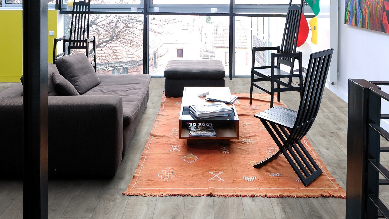 Laminat Wide Highland Eiche Silber D4797 1-Stab Landhausdiele 4V Breite 188mm