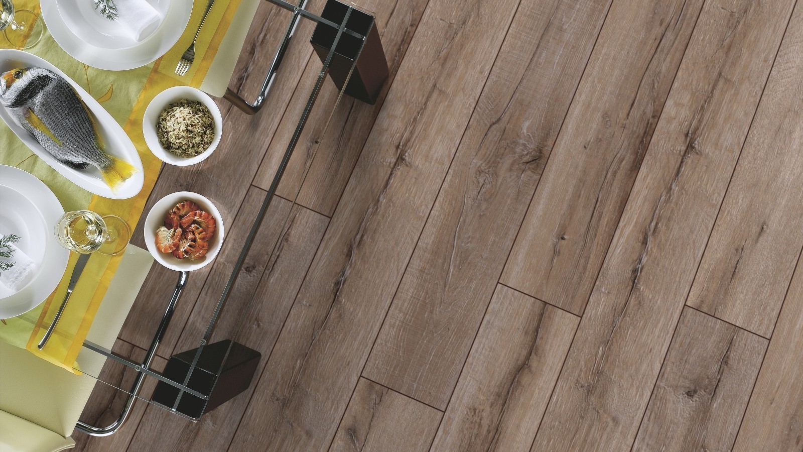 Suelo laminado Durable Rip Oak D3075 1-Tablilla 4V ancho 188mm