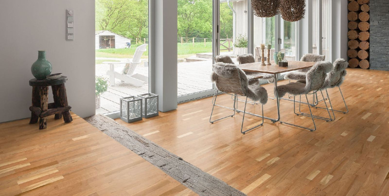 Parquet HARO 4000 Tundra Cerezo Americano Suelo de barco de 3 lamas permaDur main product photo